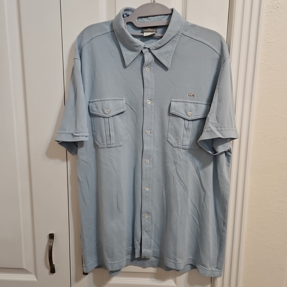 Lacoste Paris EXCLUSIVE Buttondown Polo Sz XL